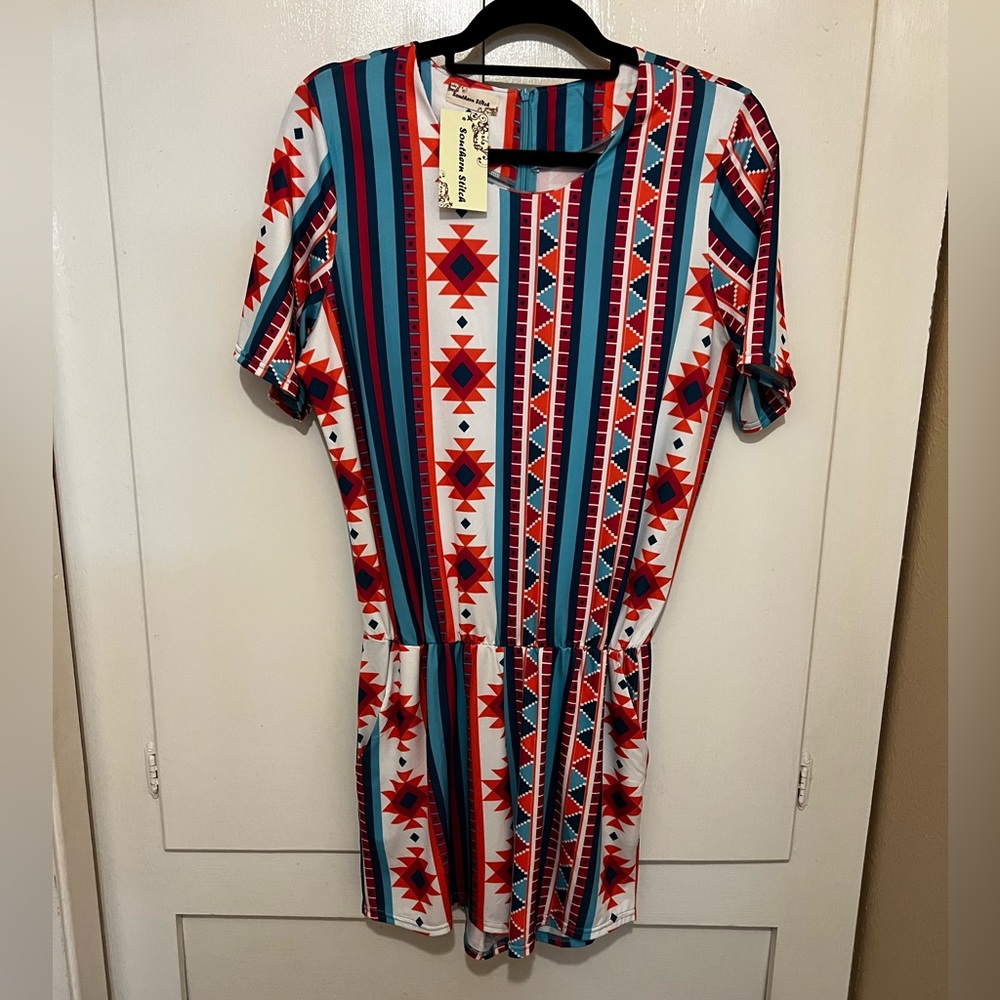Southern stitch romper